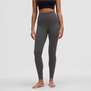 Lululemon Align 28” Leggings with Pockets in Graphite Grey